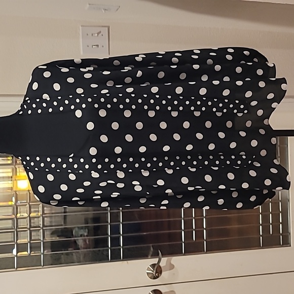 Worthington Polka Dot Blouse (NWOT) - Picture 2 of 6
